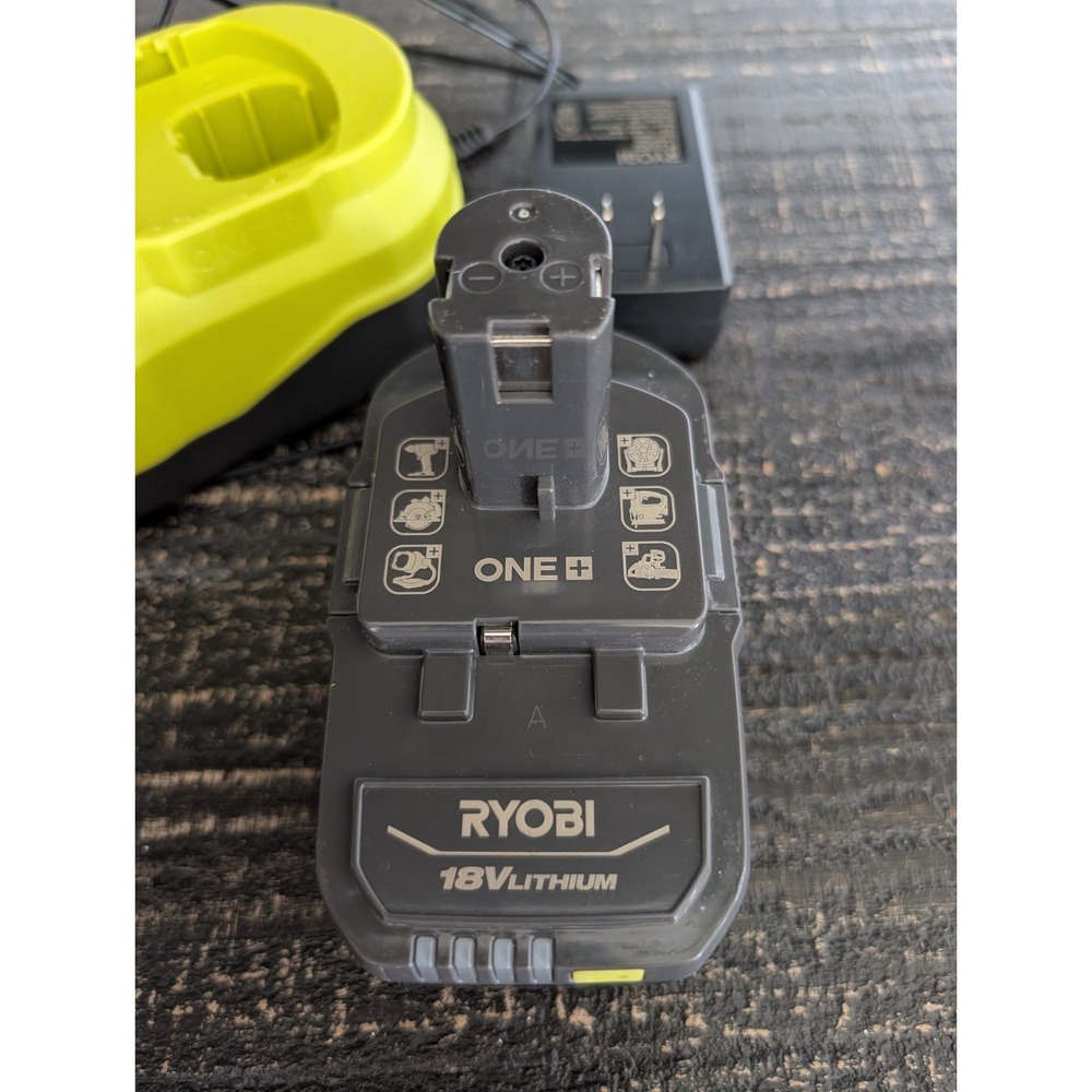 RYOBI ONE+ 18V Lithium 4Ah Battery (PBP005) & Charger PCG002 - Picture 4 of 7